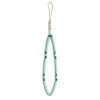 Guess zawieszka GUSTPEARP Phone Strapniebieski/blue Heishi Beads